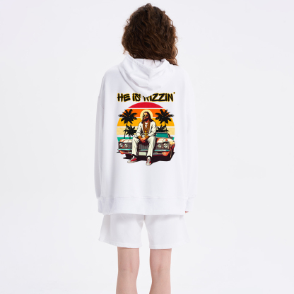 He Is Rizzin Christian Classic Hoodie