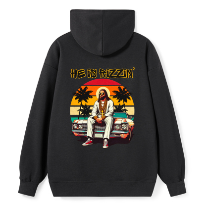 He Is Rizzin Christian Classic Hoodie