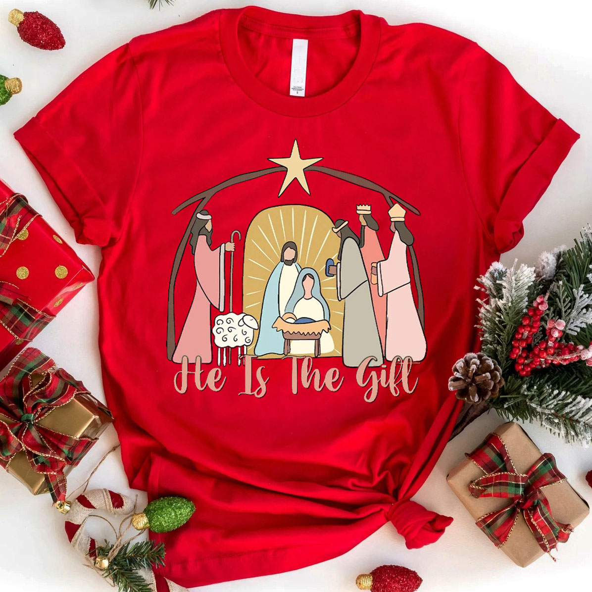 He Is The Gift Christian T-Shirt