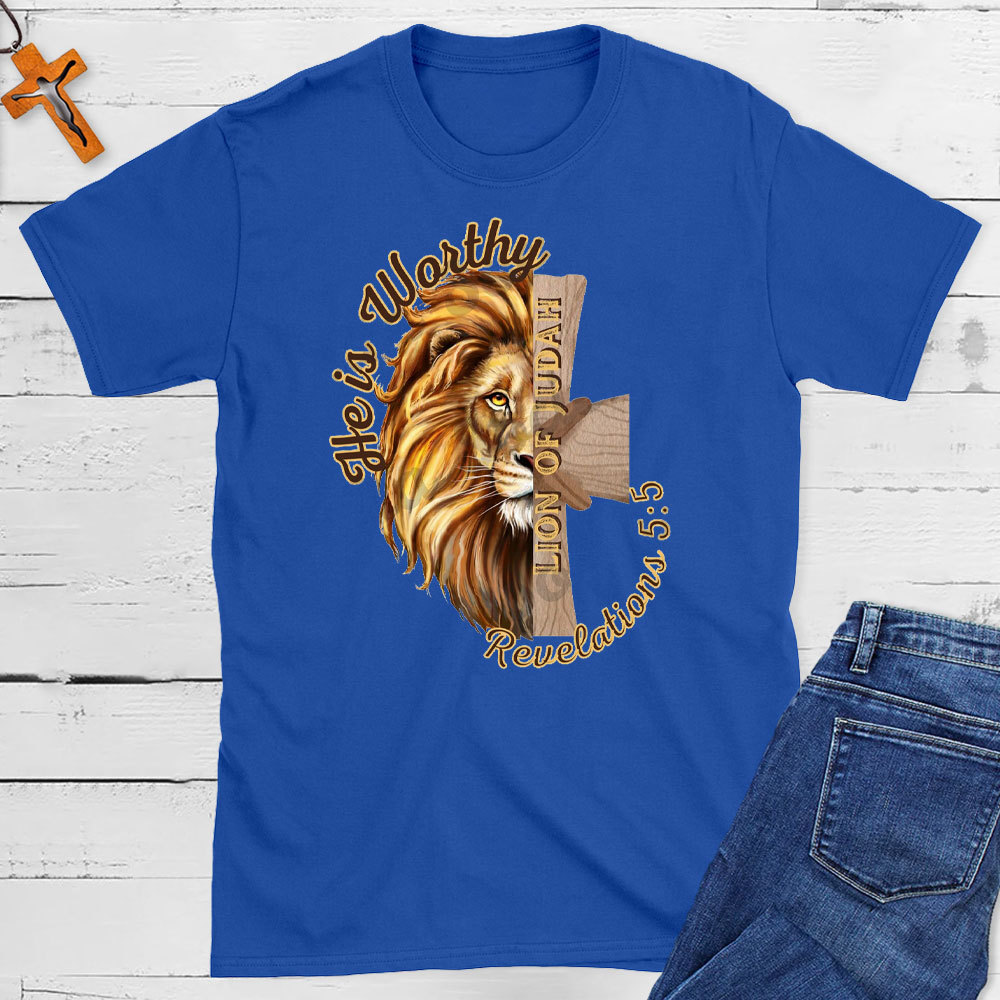 He Is Worthy Christian T-Shirt