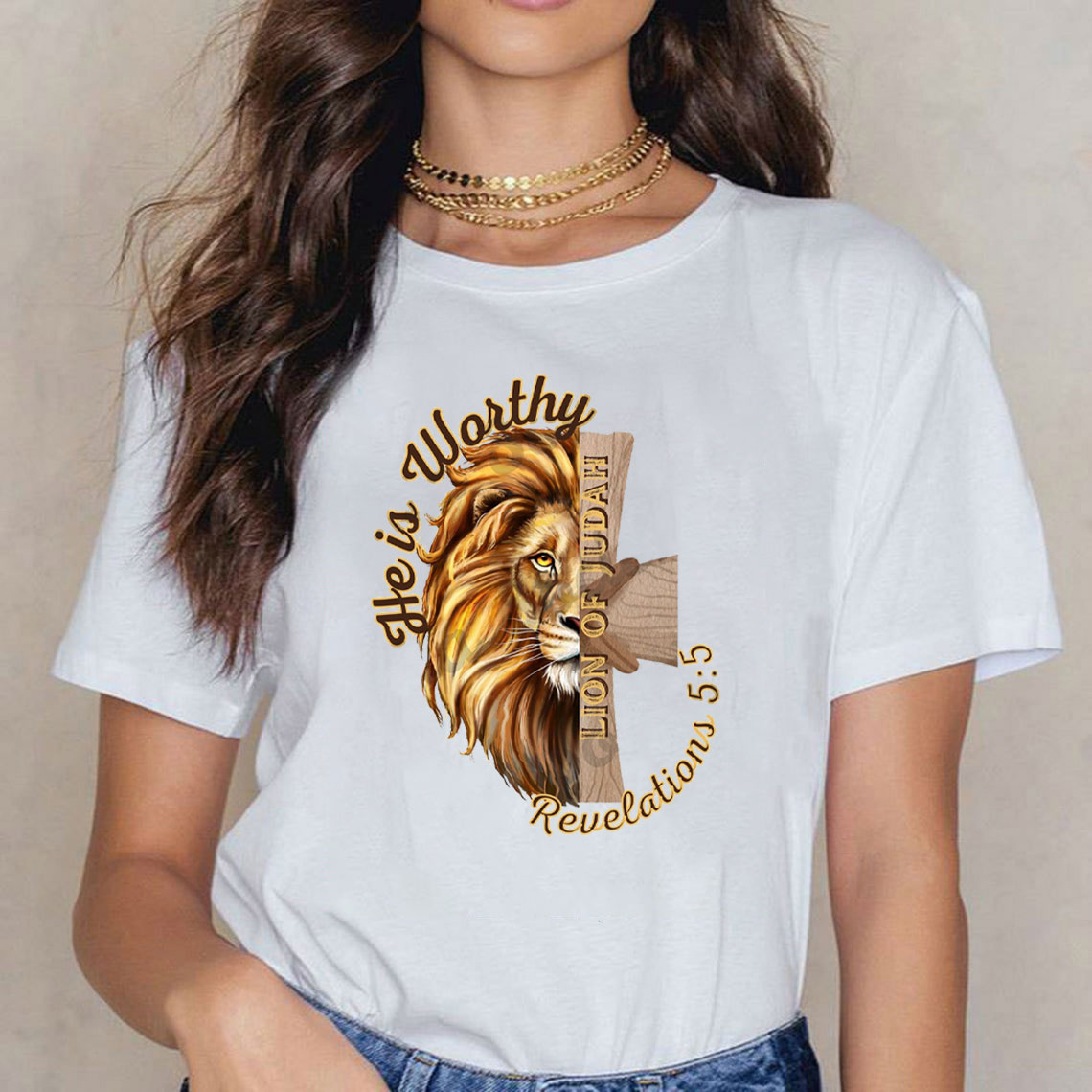 He Is Worthy Christian T-Shirt