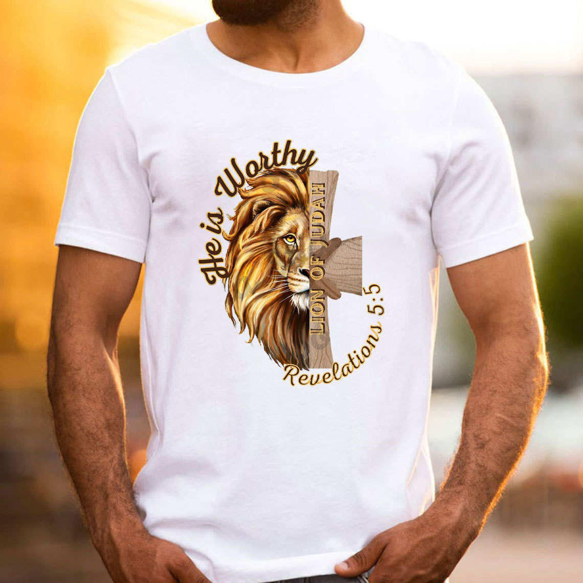 He Is Worthy Christian T-Shirt