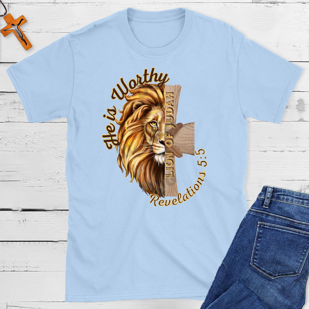 He Is Worthy Christian T-Shirt