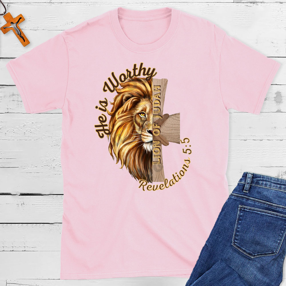 He Is Worthy Christian T-Shirt