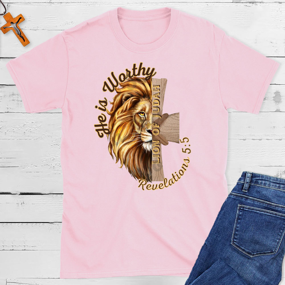 He Is Worthy Christian T-Shirt