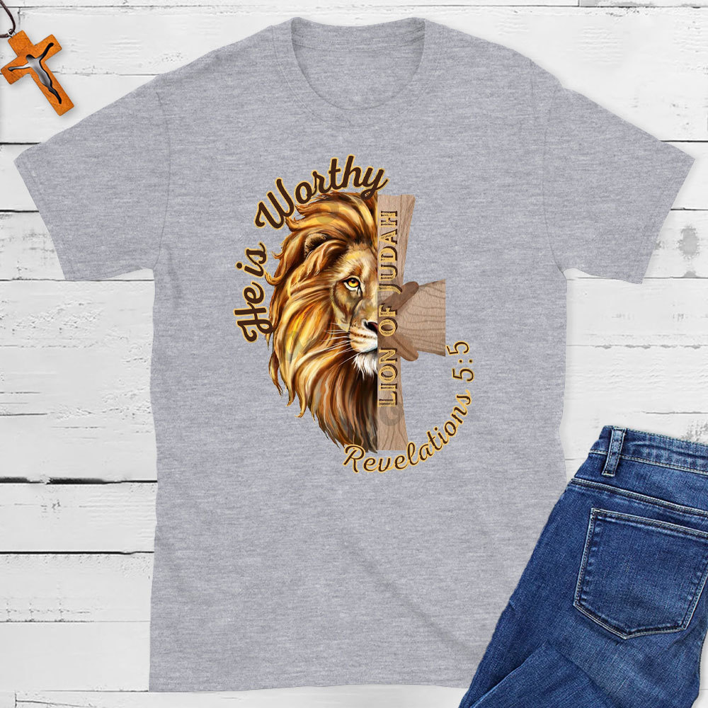 He Is Worthy Christian T-Shirt