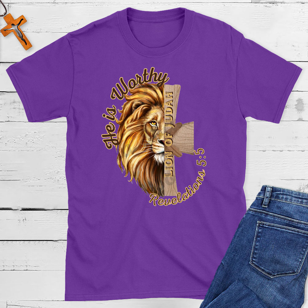 He Is Worthy Christian T-Shirt