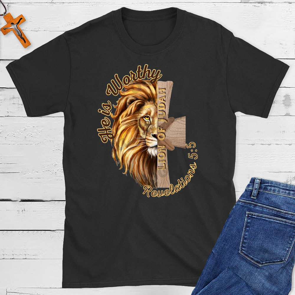 He Is Worthy Christian T-Shirt