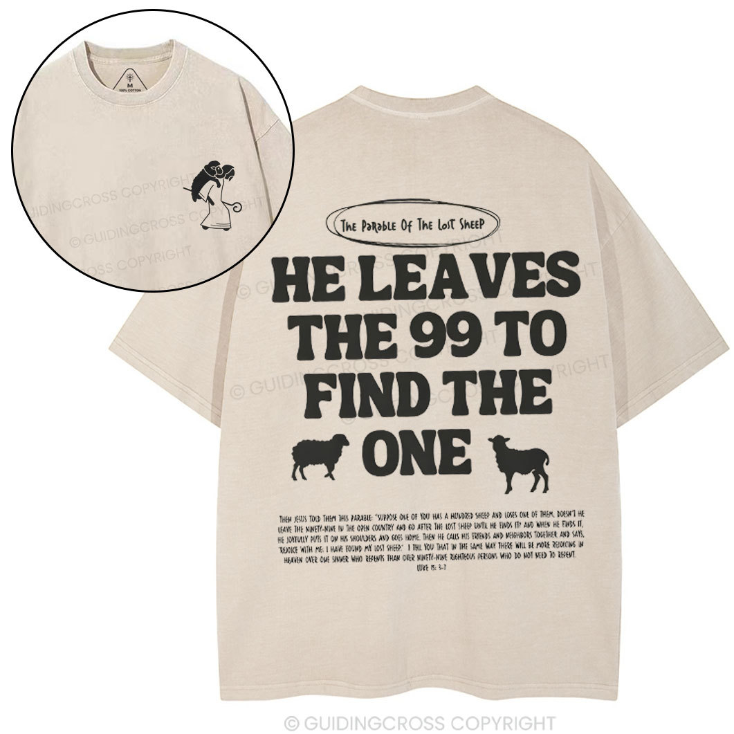Double-Sided Vintage Washed Christian Sample T-Shirt Sale - GuidingCross