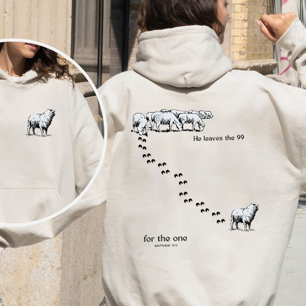 He Leaves The 99 For The One Christian Fleece Hoodie Set