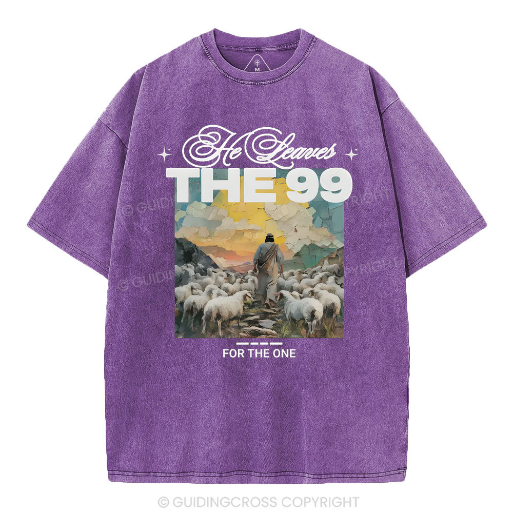He Leaves The 99 For The One Christian Washed T-Shirt