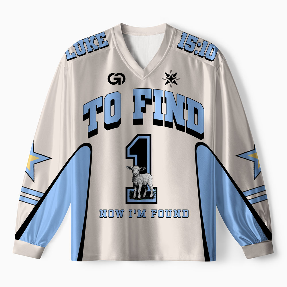 He Left The 99 To Find Me Christian Long Sleeve Jersey