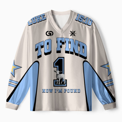 He Left The 99 To Find Me Christian Long Sleeve Jersey