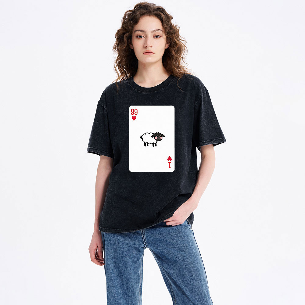 He Left The 99 To Find Me Christian Washed T-Shirt