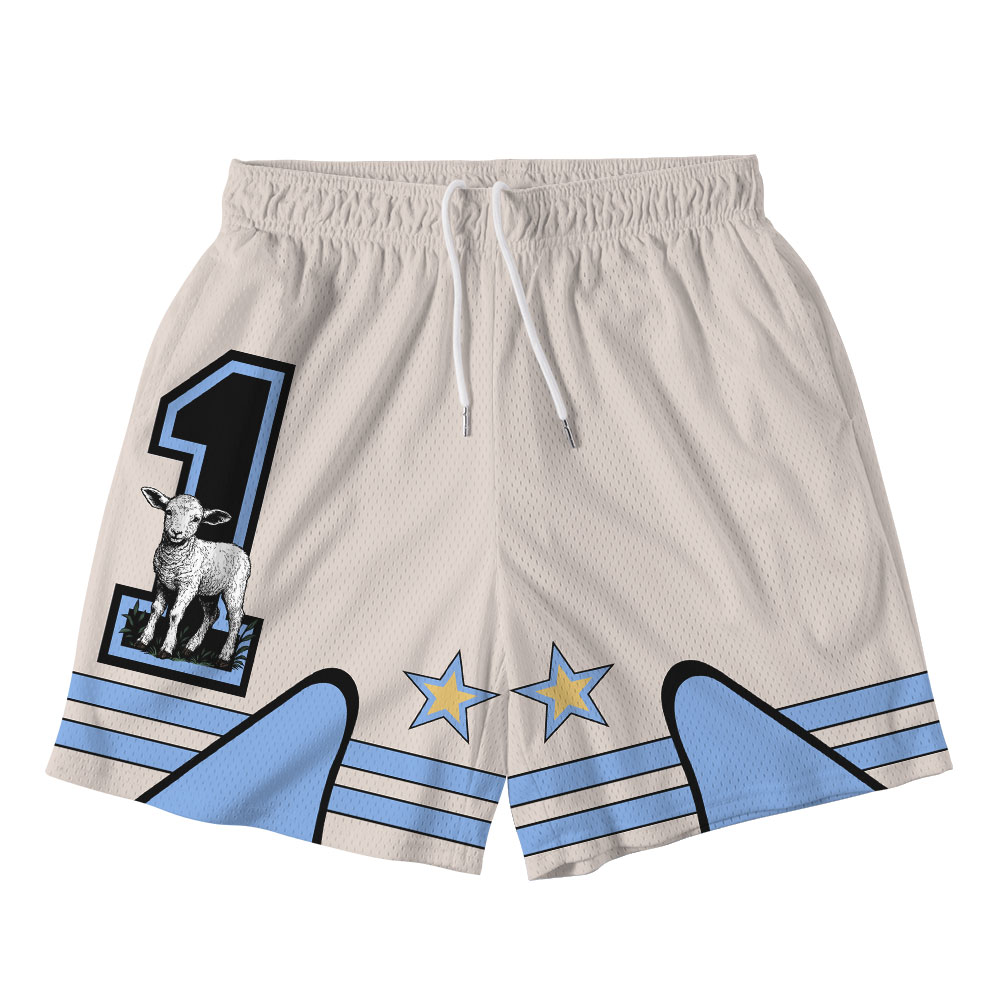 He Left The 99 To Find One Christian Mesh Shorts