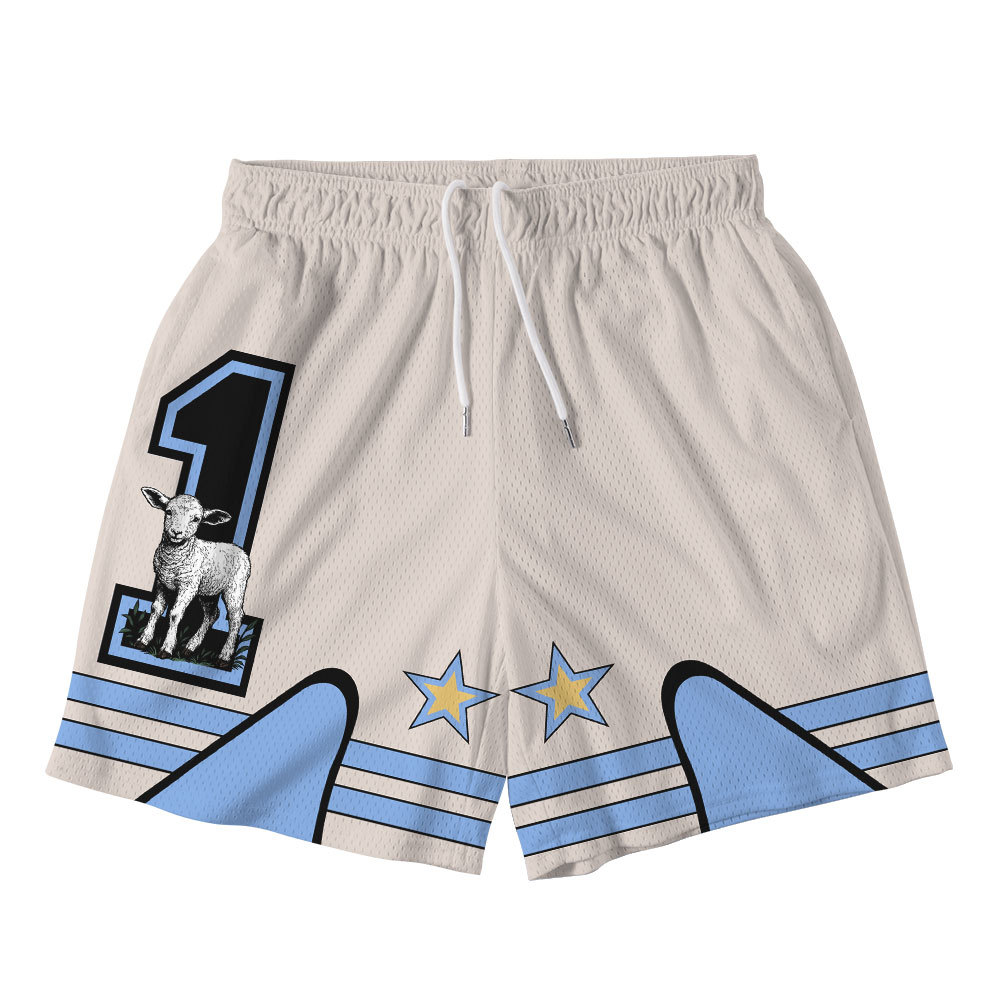 He Left The 99 To Find One Christian Mesh Shorts