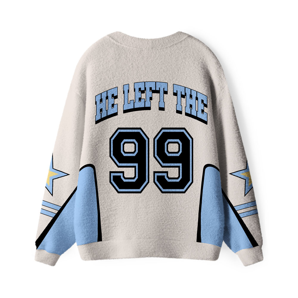 He Left The 99 To Find One Furry Christian Lightweight Cardigan