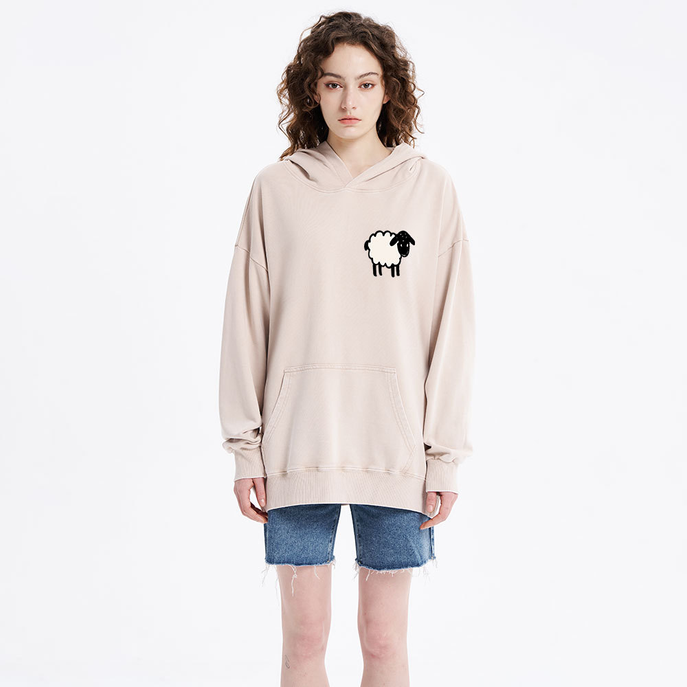 He Left The 99 To Rescue Me Christian Washed Hoodie