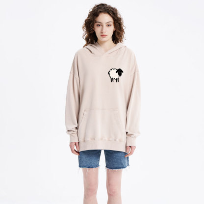 He Left The 99 To Rescue Me Christian Washed Hoodie