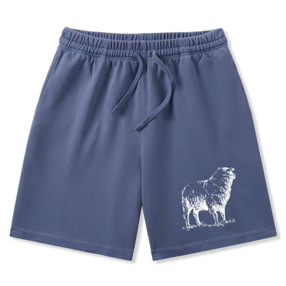 He Left The 99 To Rescue Me Christian Washed Shorts