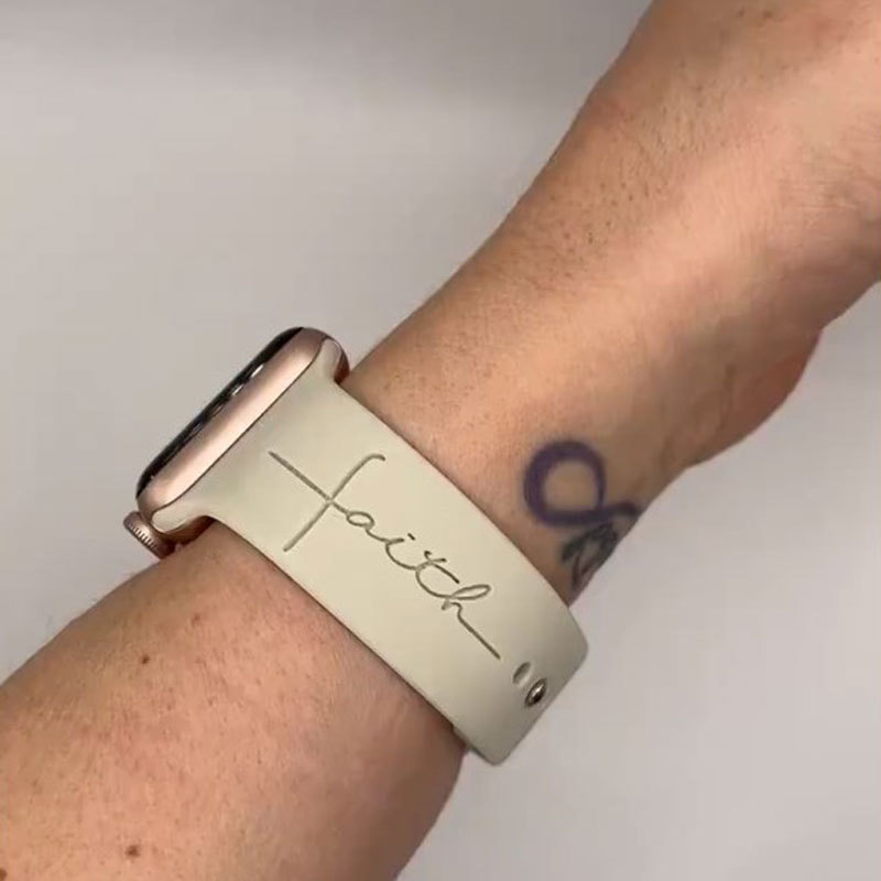 He Left The 99 To Rescue Me Christian Watch Band