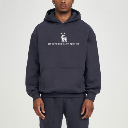 He Left The 99 To Resuce Me Christian Fleece Hoodie Set