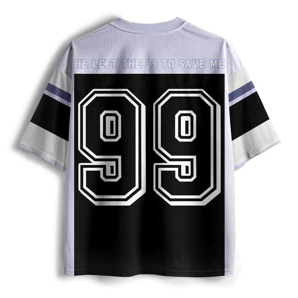 He Left The 99 To Resuce Me Christian Mesh Jersey