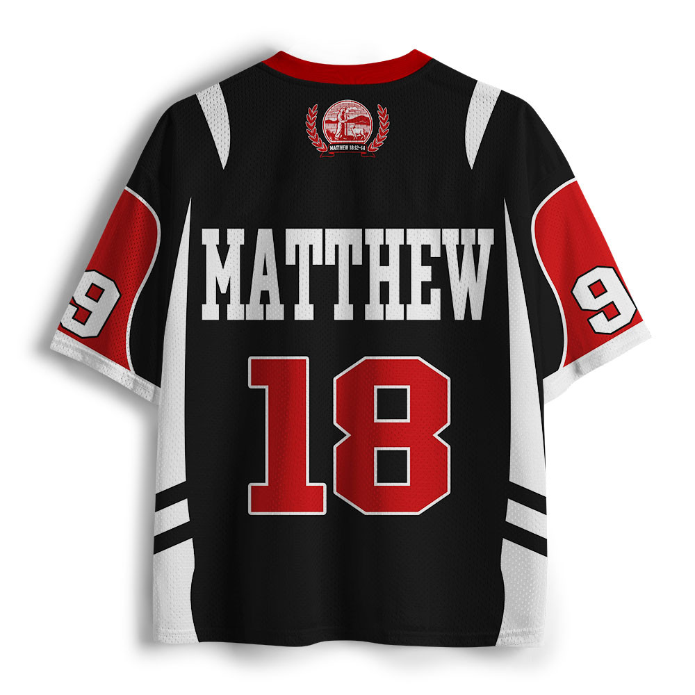 He Left The 99 To Save Me Christian Mesh Jersey