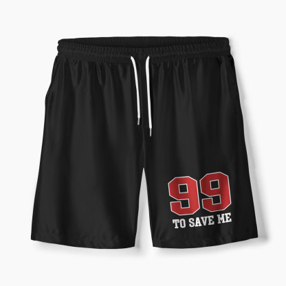 He Left The 99 To Save Me Oversized Shiny V-Neck Christian Jersey & Shorts