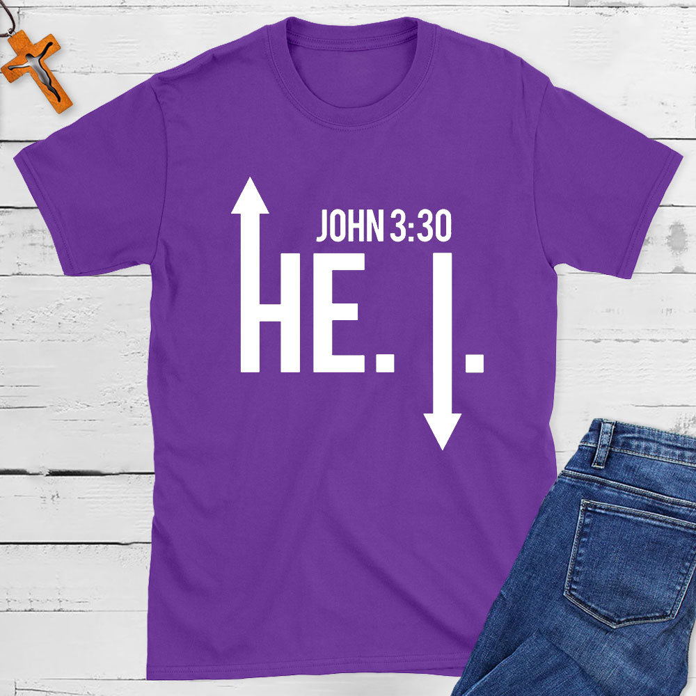 He Must Become Greater Christian T-Shirt