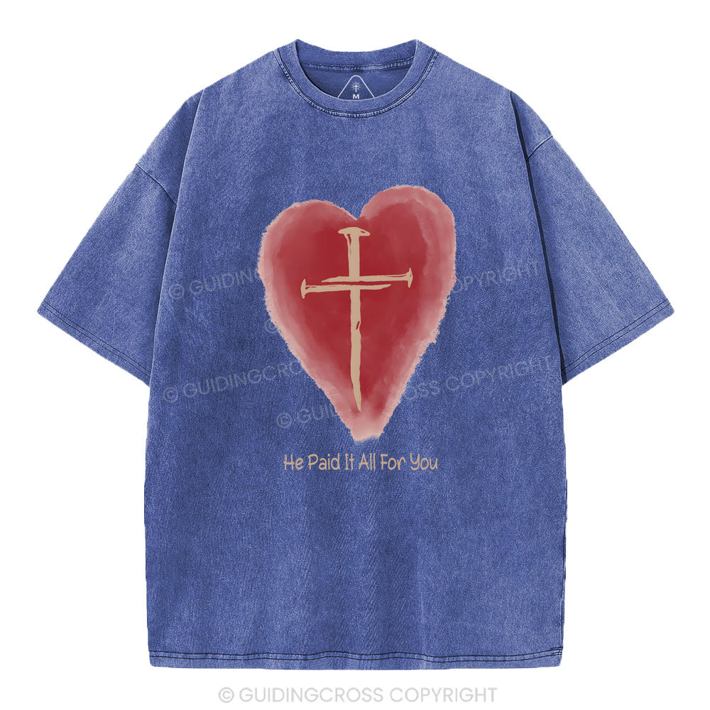 Sample Washed T-Shirt Sale - GuidingCross