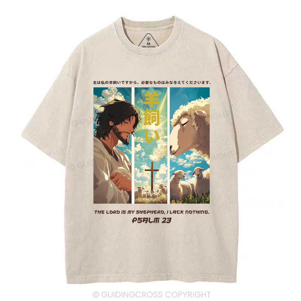 He Refreshes My Soul Chirstian Washed T-Shirt