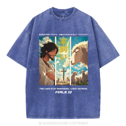 He Refreshes My Soul Chirstian Washed T-Shirt