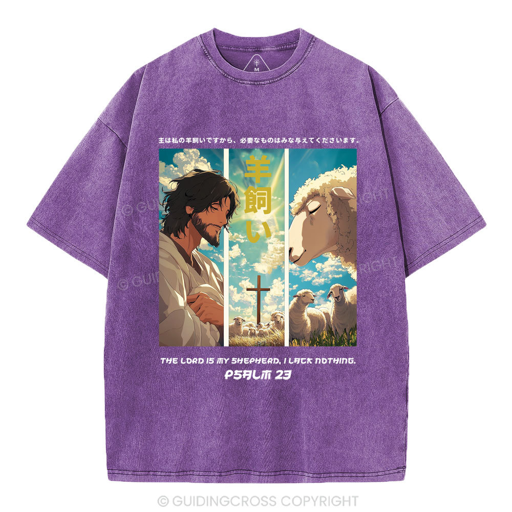 He Refreshes My Soul Chirstian Washed T-Shirt