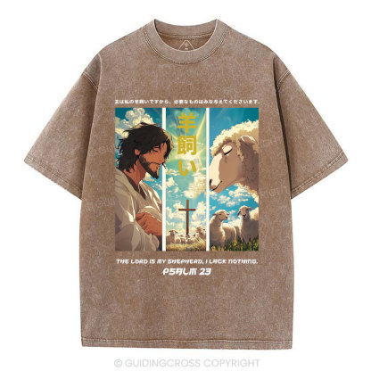 He Refreshes My Soul Chirstian Washed T-Shirt