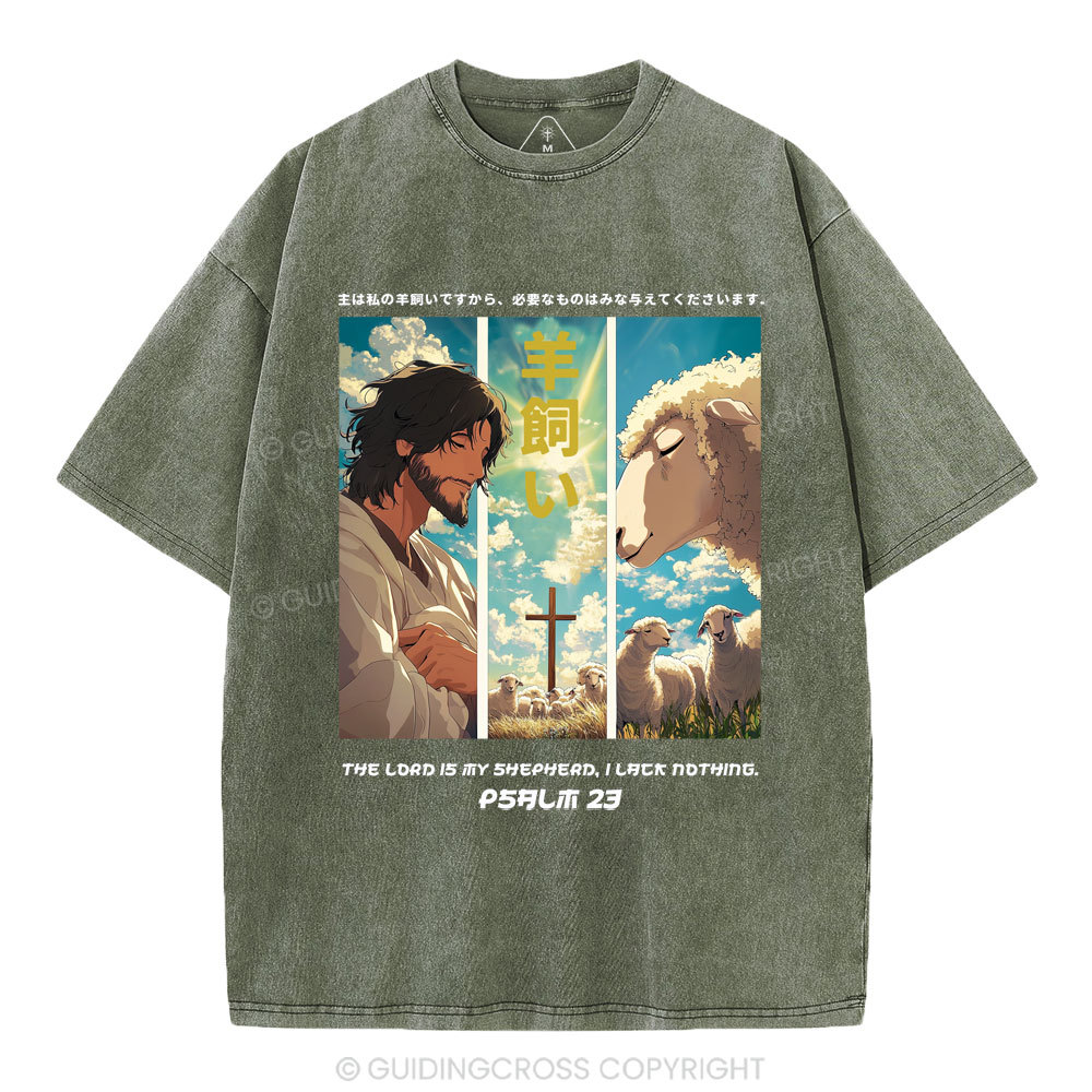 He Refreshes My Soul Chirstian Washed T-Shirt