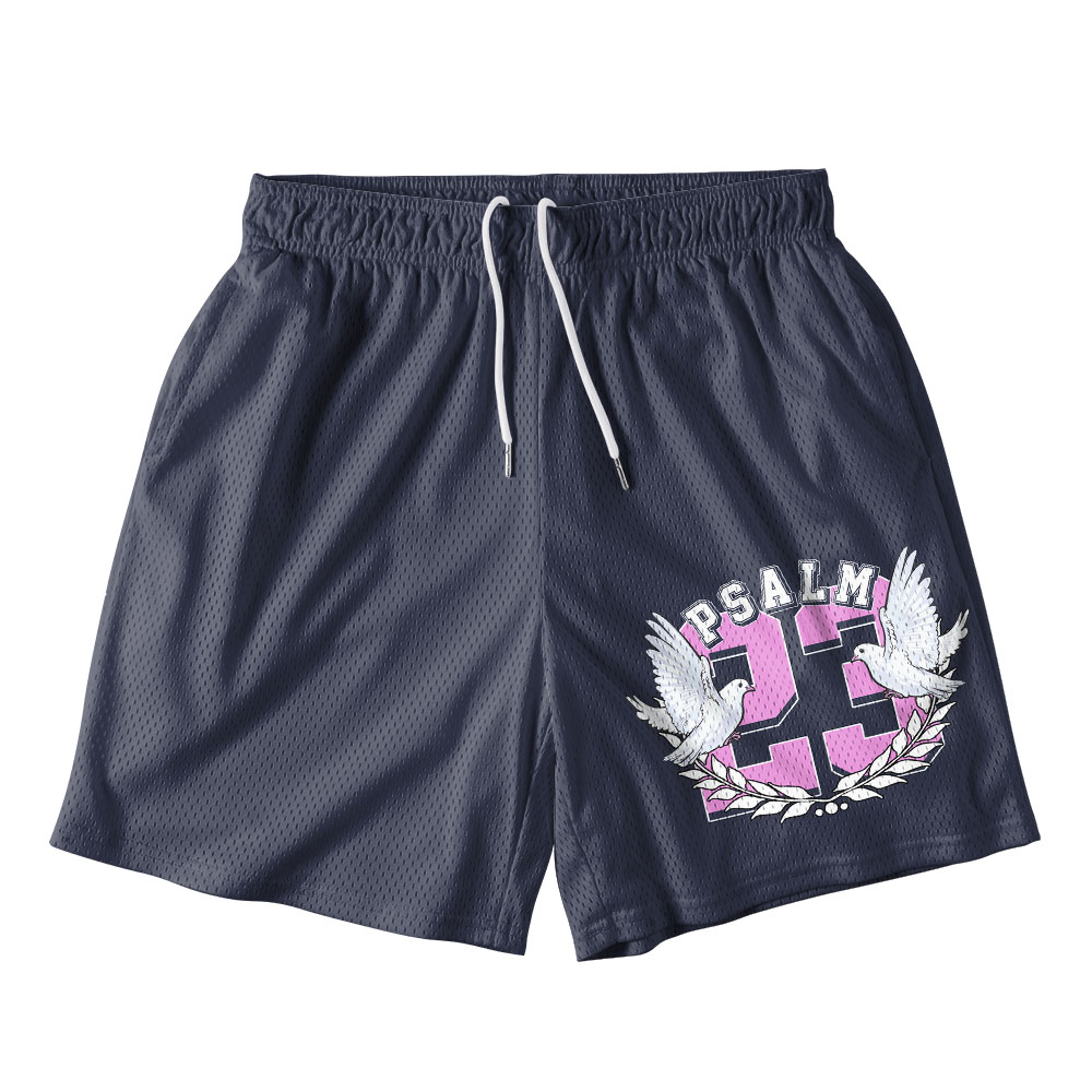 He Restore My Soul Christian Mesh Shorts