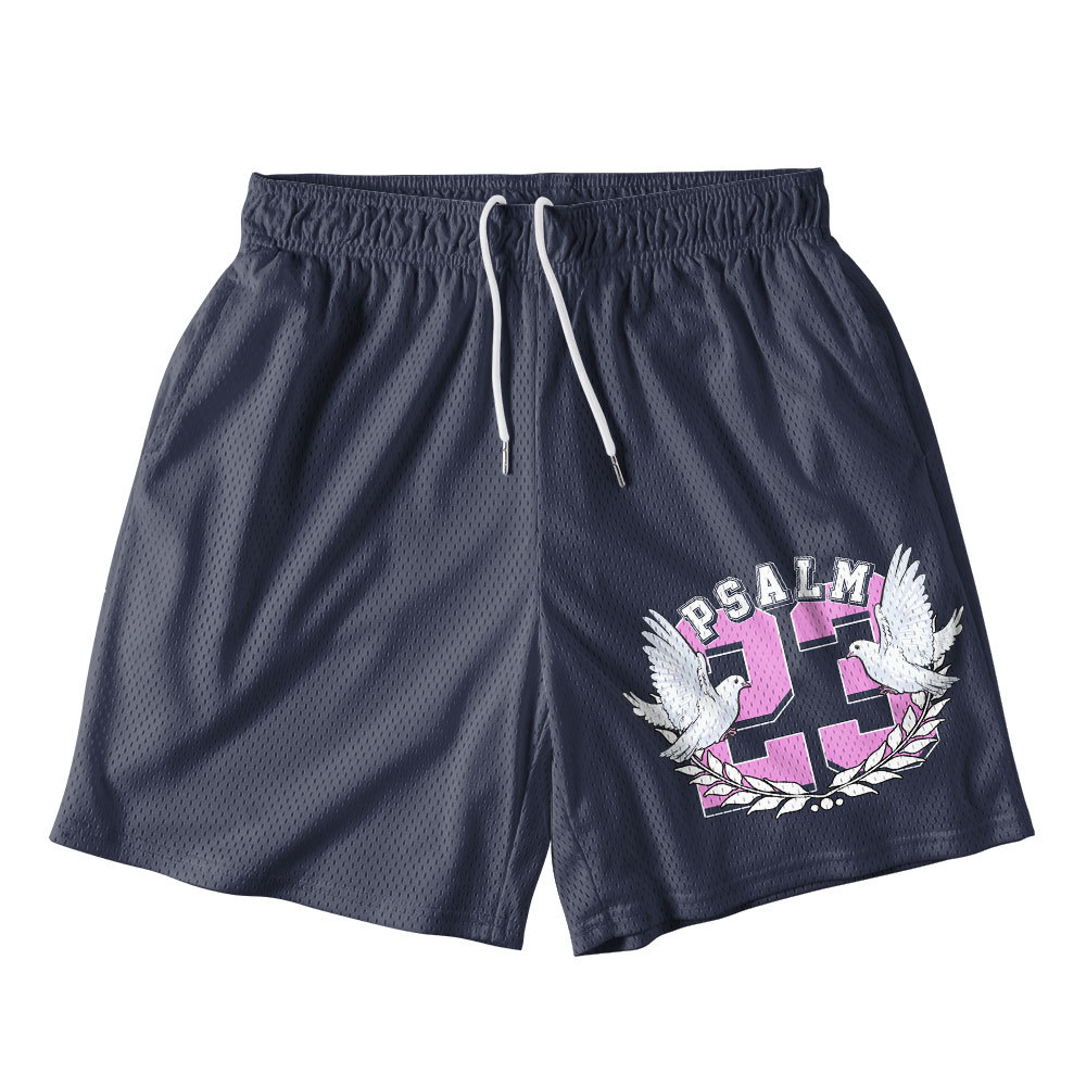 He Restore My Soul Christian Mesh Shorts