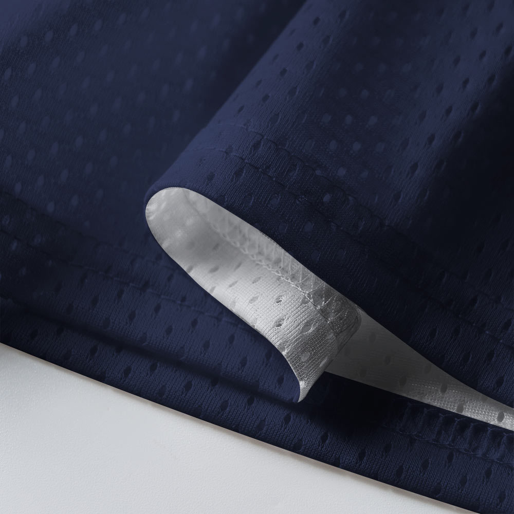 He Restore My Soul Christian Navy Mesh Jersey