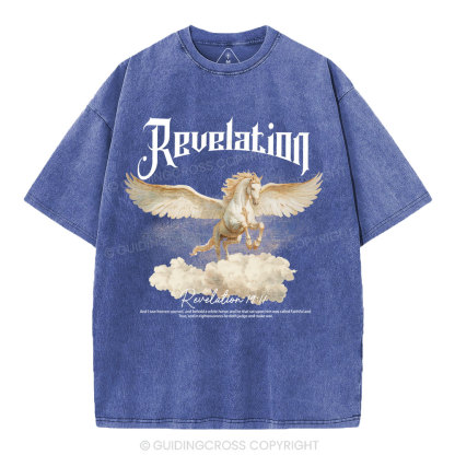 He Was Called Faithful And True Christian Washed T-Shirt