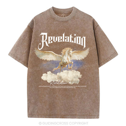 He Was Called Faithful And True Christian Washed T-Shirt