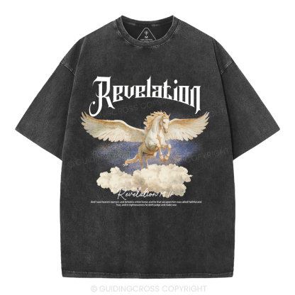 He Was Called Faithful And True Christian Washed T-Shirt