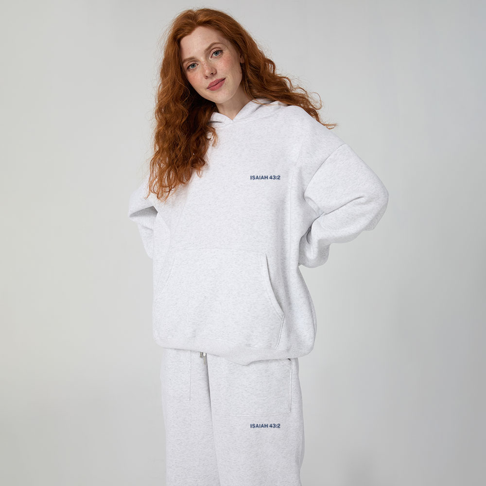 He Will Be With You Christian Premium Fleece Hoodie Set