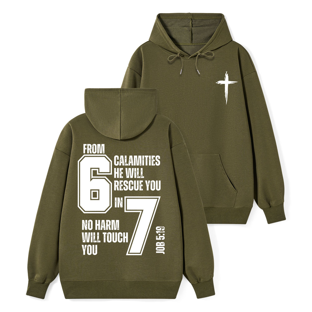 He Will Rescue Me Classic Christian Hoodie