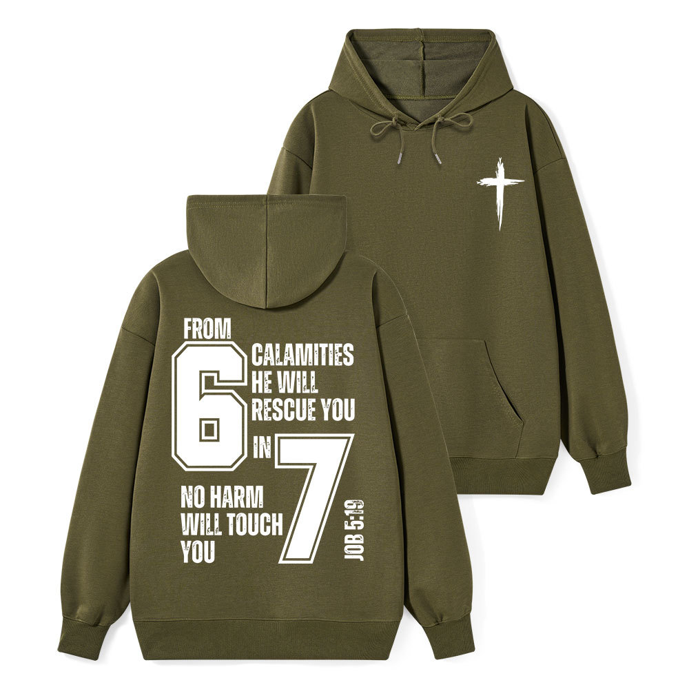 He Will Rescue Me Classic Christian Hoodie