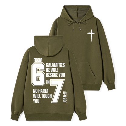 He Will Rescue Me Classic Christian Hoodie