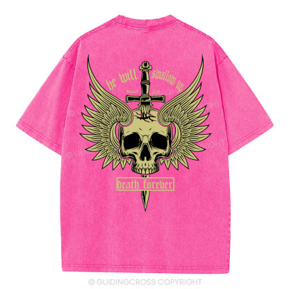 He Will Swallow Up Death Forever Christian Washed T-Shirt