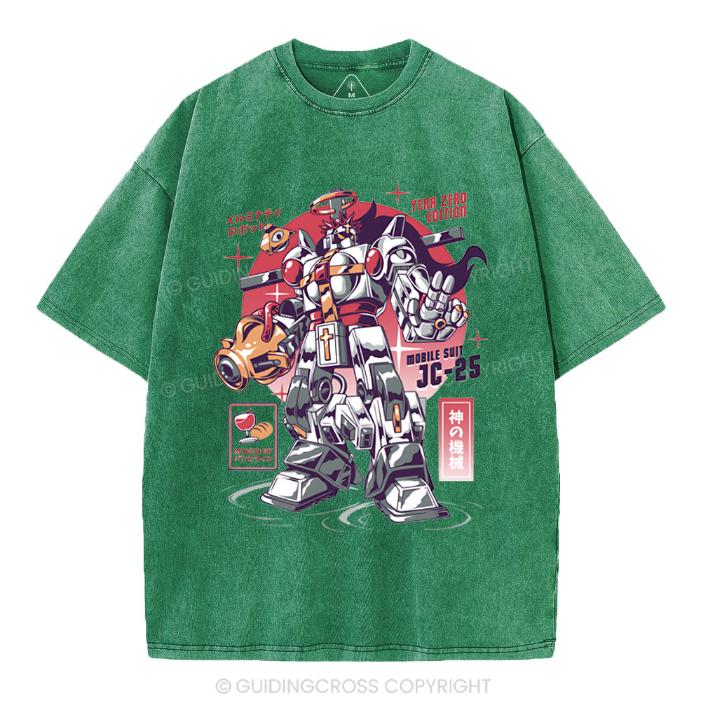 He came to save us Christian Washed T-Shirt