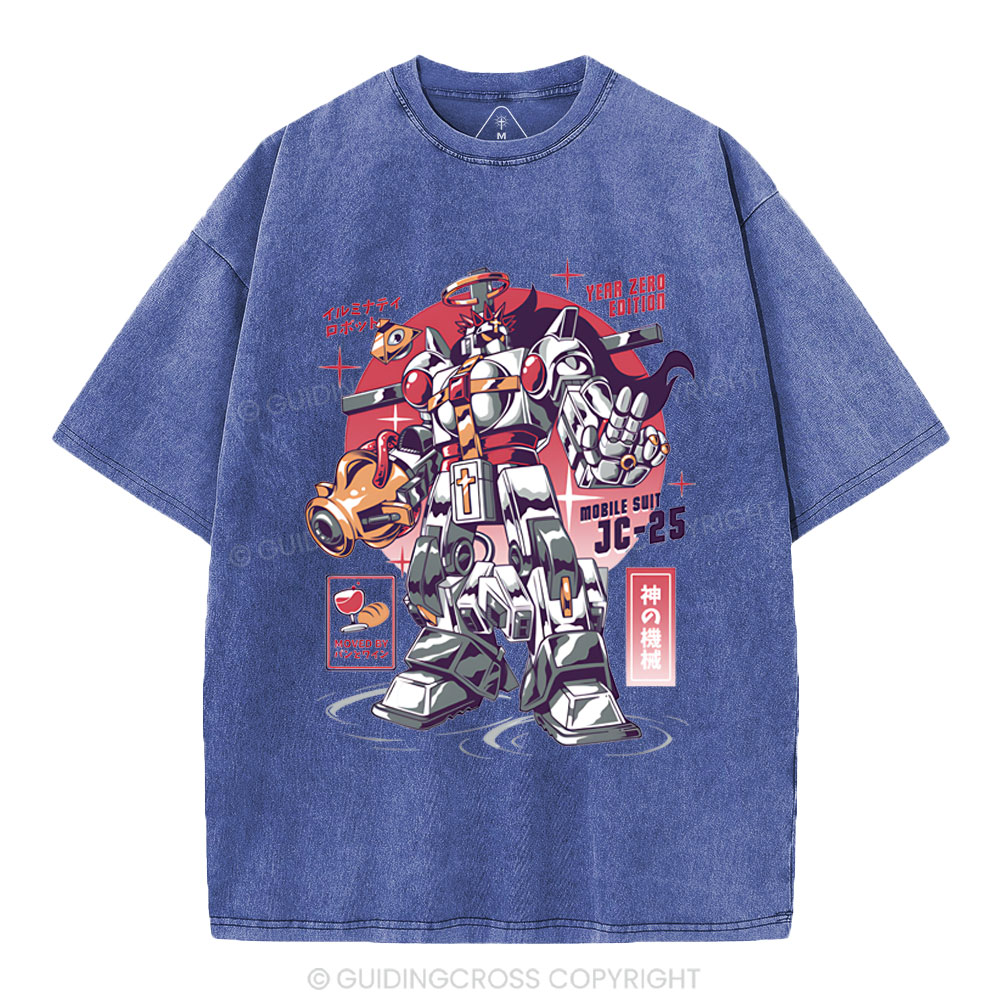He came to save us Christian Washed T-Shirt