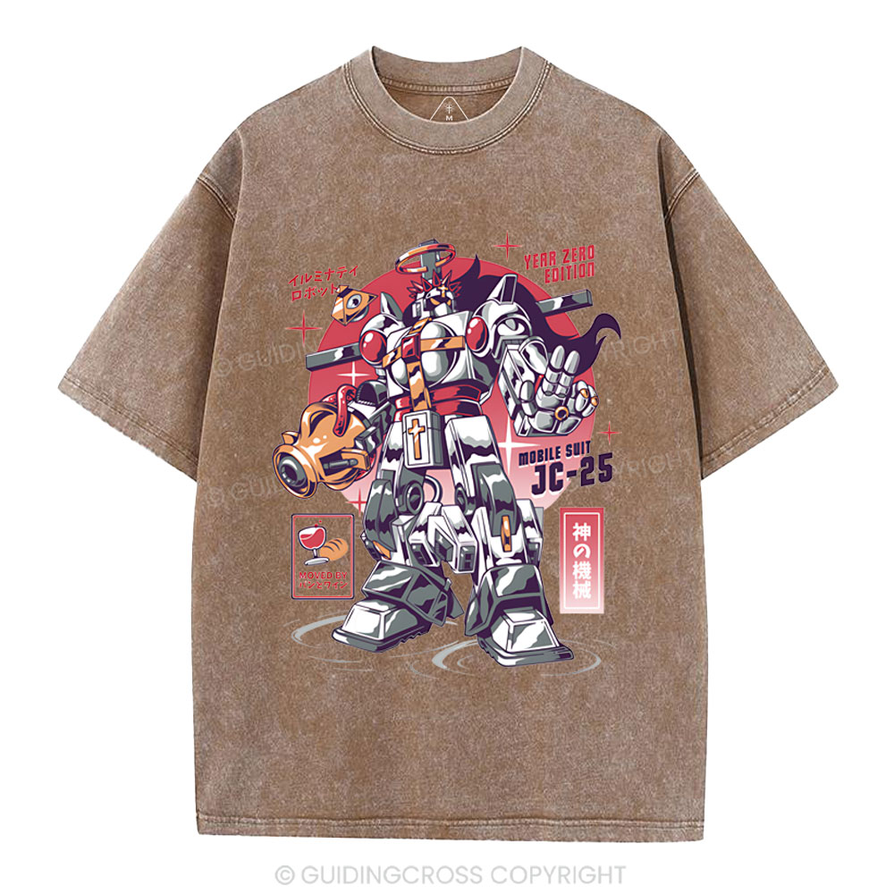 He came to save us Christian Washed T-Shirt